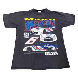 NASCAR Racing Mark Martin 6 Short Sleeve Graphic Tee Shirt Streetwear XL